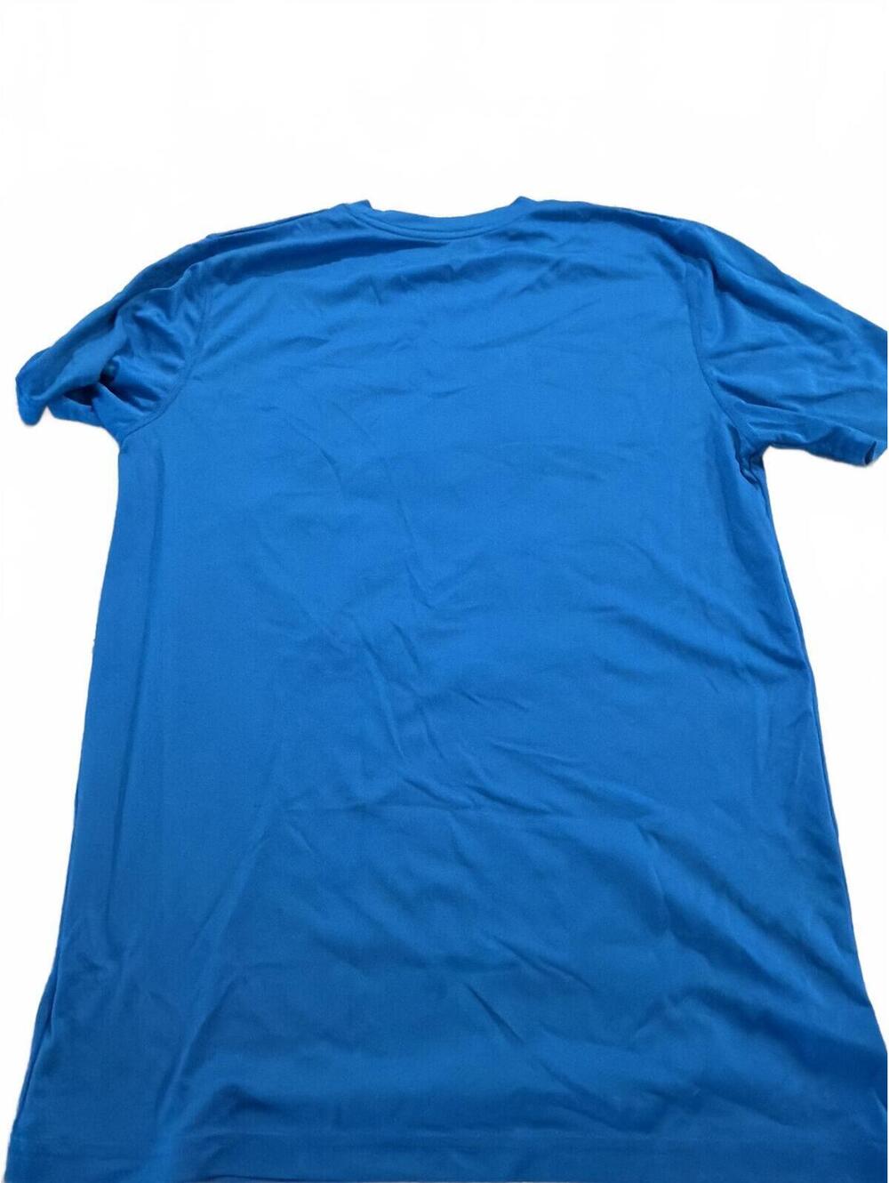 Adidas Boys Large Blue Graphic T-Shirt - Picture 2 of 8